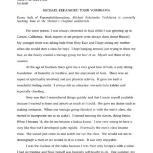 Yoshikawa Michael Kekaimoku - Transcript 1st Draft142.pdf
